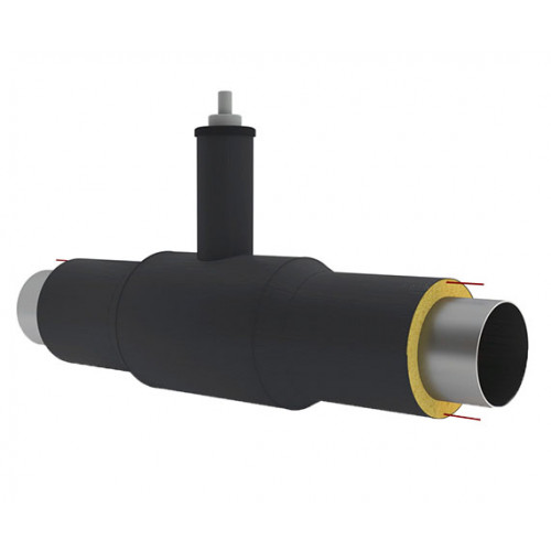 Кран шаровой ППУ ОЦ тип 2 Ст3сп BROEN Ballomax 25х4х1900 мм ГОСТ 3262-75