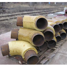 Отвод в ППМ изоляции (ППМИ) 33,5х3,2х121х43,75х288 мм ГОСТ Р 56227-2014