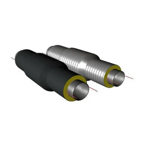 Сильфонный компенсатор односекционный ППУ ОЦ тип 2 2,5 МПа 09Г2С AISI 321 57х3х25 мм ГОСТ 10704-91