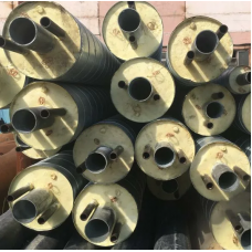 Труба в ППУ изоляции со спутником в полиэтиленовой оболочке тип 2 Ст10 Ду32 108х3,5 мм ГОСТ 10704-91